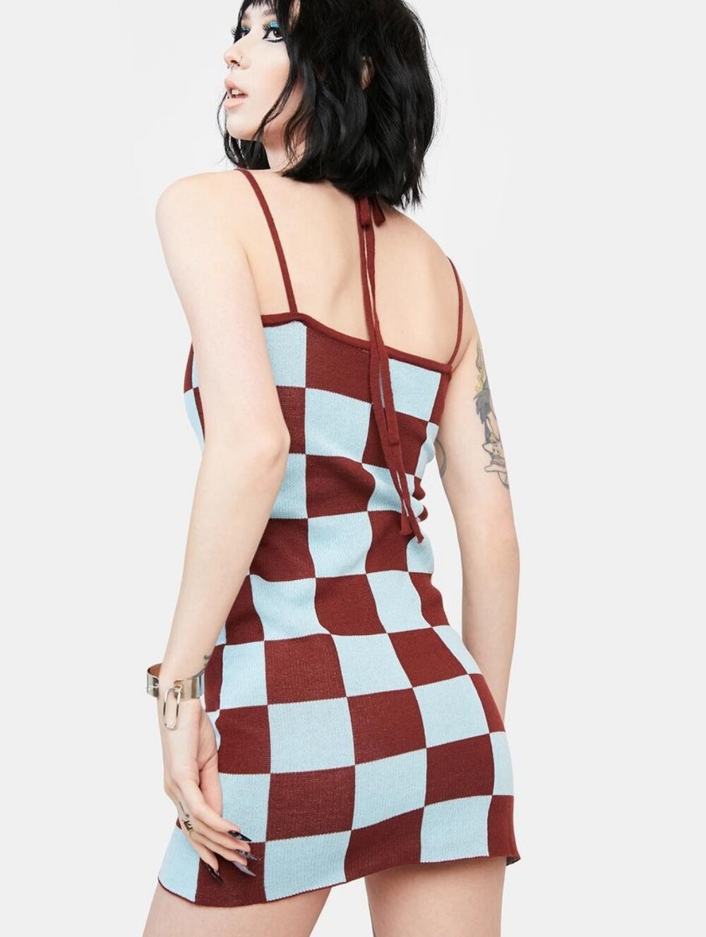 Checkered Dress Dollskill - Picture 4 of 6